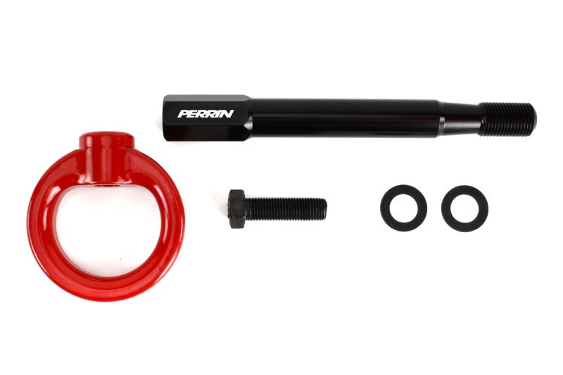 PERRIN 13-26 Subaru BRZ / 13-20 Scion FRS & Toyota 86 / 22-26 GR86 Tow Hook Kit (Rear) - Red