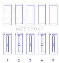 King Engine Bearings Peugeot EP6 1.6L/BMW N14B16C Main Bearing Set - Size STD