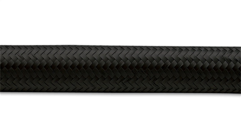 Vibrant -20 AN Black Nylon Braided Flex Hose (10 foot roll)