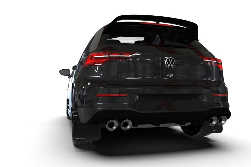 Rally Armor 22-26 VW MK8 Golf GTI/R Black UR Mud Flap w/Gray Logo