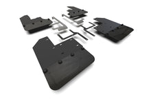 Rally Armor 19-25 Jeep JT Gladiator (Mojave/Rubicon) Black Mud Flap w/Metallic Black Logo