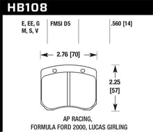 Hawk 1984-1986 Alfa Romeo GTV-6 2.5 HPS 5.0 Front Brake Pads