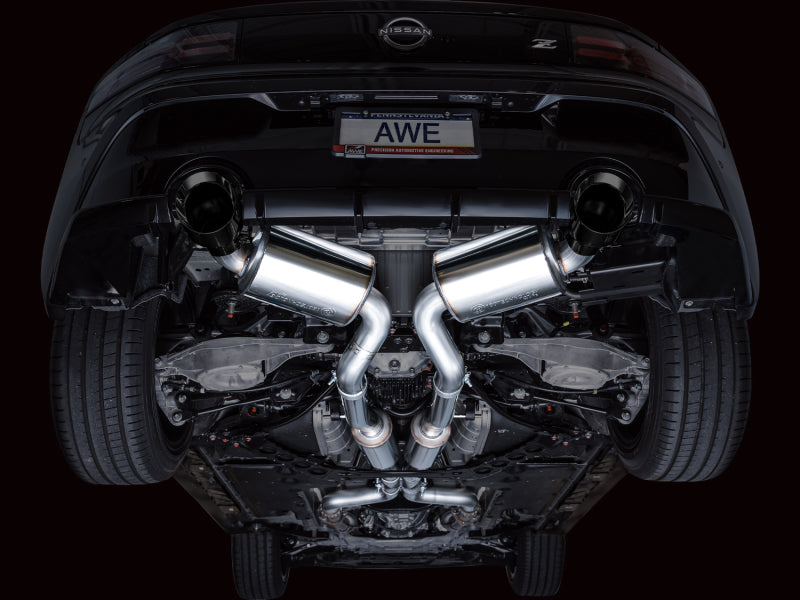 AWE Tuning 2023 Nissan Z RZ34 RWD Touring Edition Cat-Back Exhaust System w/ Diamond Black Tips