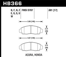 Hawk 04+ Acura TSX / 99-08 TL / 01-03 CL / 08+ Honda Accord EX DTC-70 Race Front Brake Pads