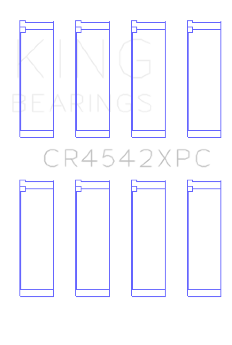 King Engine Bearings Honda K-Series pMaxKote Performance Rod Bearing Set - Size STD