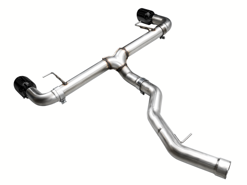 AWE Tuning 19-23 BMW 330i / 21-23 BMW 430i Base G2X Track Edition Axle-Back Exhaust - Diamond Black