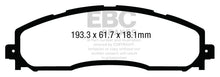 EBC 13+ Ford F250 (inc Super Duty) 6.2 (2WD) Greenstuff Rear Brake Pads