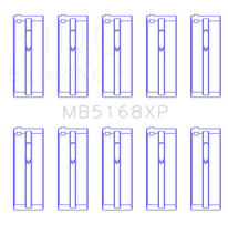 King Engine Bearings Honda H22 50mm Journal Crankshaft Main Bearing Set