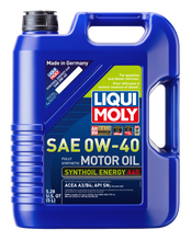 LIQUI MOLY 5L Synthoil Energy A40 Motor Oil SAE 0W40