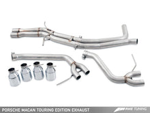 AWE Tuning Porsche Macan Touring Edition Exhaust System - Diamond Black 102mm Tips