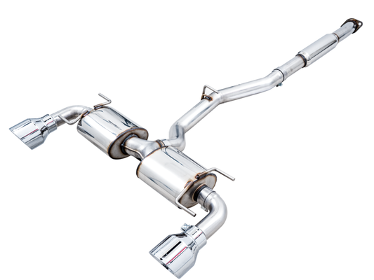 AWE Tuning Subaru BRZ/ Toyota GR86/ Toyota 86 Touring Edition Cat-Back Exhaust- Chrome Silver Tips