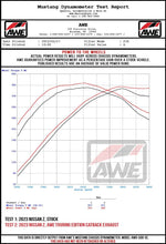 AWE Tuning 2023 Nissan Z RZ34 RWD Touring Edition Cat-Back Exhaust System w/ Chrome Silver Tips