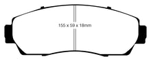 EBC 07-09 Acura RDX 2.3 Turbo Ultimax2 Front Brake Pads