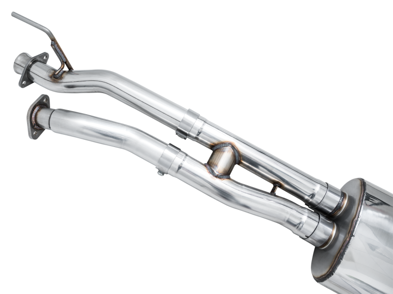 AWE Tuning 16-22 Toyota Tacoma 0FG Cat-Back Exhaust w/ BashGuard - Dual Diamond Black Tips