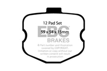 EBC 06-08 Chevrolet Corvette (C6) 7.0 (Z06) Bluestuff Front Brake Pads