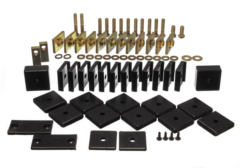 Energy Suspension Toy Land Cruiser Body Mount Set - Black