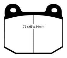 EBC 99-03 Mitsubishi Lancer Evolution 2.0 Turbo Bluestuff Rear Brake Pads