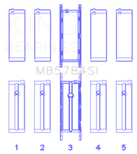 King Engine Bearings 13-15 BMW 320i Main Bearing Set