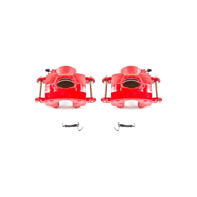 Power Stop 94-96 Chevrolet Impala Front Red Calipers w/o Brackets - Pair