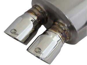 aFe MACHForce Exhaust Cat-Back SS-304 w/ Polished Tips 07-13 BMW 328i (E92/93) L6 3.0L Non-Turbo