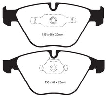 EBC 11+ BMW Z4 3.0 Twin Turbo iS (E89) Redstuff Front Brake Pads