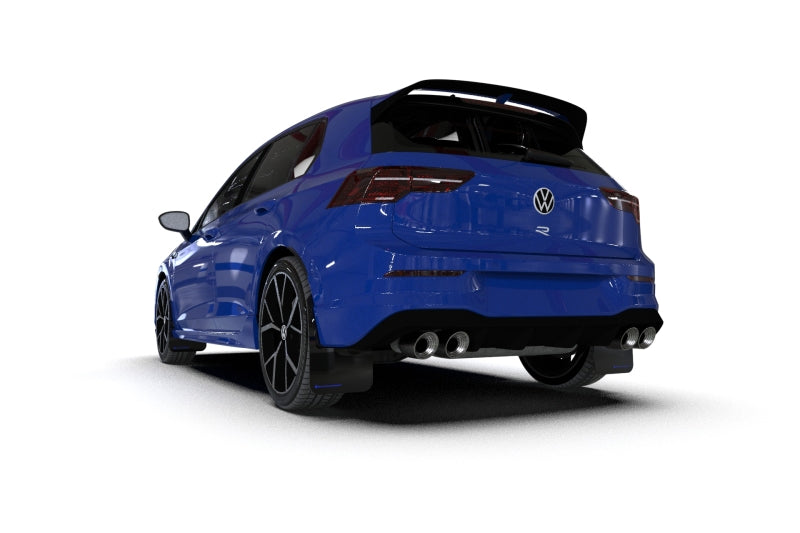 Rally Armor 22-26 VW MK8 Golf GTI/R Black UR Mud Flap w/White Logo