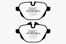 EBC 11+ BMW X3 2.0 Turbo (F25) Greenstuff Rear Brake Pads