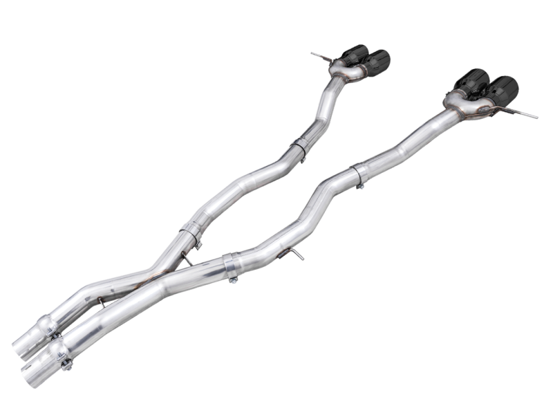 AWE Tuning Track Edition Cat-Back Exhaust for BMW G8X M3/M4 - Diamond Black Tips