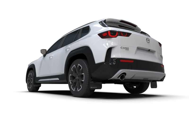 Rally Armor 23-26 Mazda CX-50 (Will Not Fit CX-5) Black UR Mud Flap W/Grey Logo