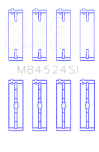 King Bearings Nissan VR38DETT VQ35HR VQ37HR Performance Crankshaft Main Bearings - Size +0.25mm