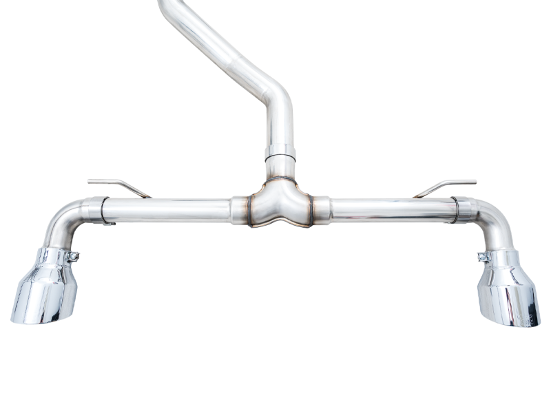 AWE Tuning 2022 VW GTI MK8 Touring Edition Exhaust - Chrome Silver Tips