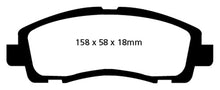 EBC 09-14 Acura TL 3.5 Yellowstuff Front Brake Pads