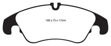 EBC 11 Audi A6 2.0 Turbo Redstuff Front Brake Pads